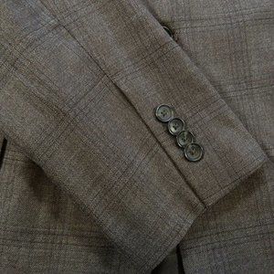 Kenneth Cole Awareness Sport Coat Approx 42R Slim Fit Gray